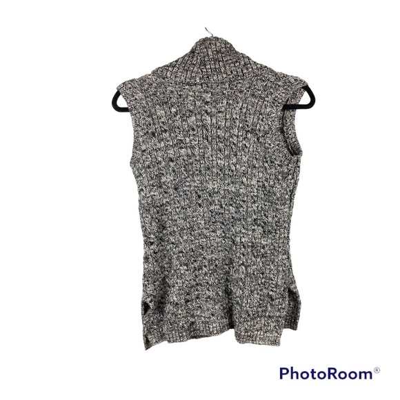 Sleeveless Cowl Neck Top Sweater Material - Picture 4 of 4